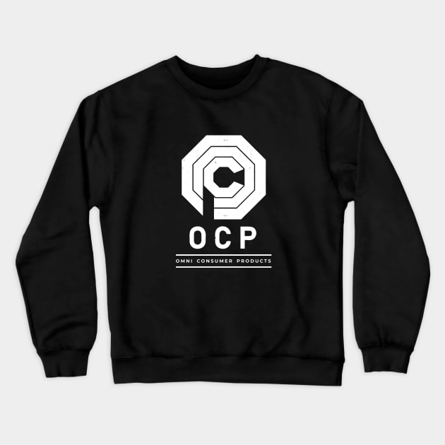 OCP - Omni Consumer Products - vintage logo Crewneck Sweatshirt by BodinStreet